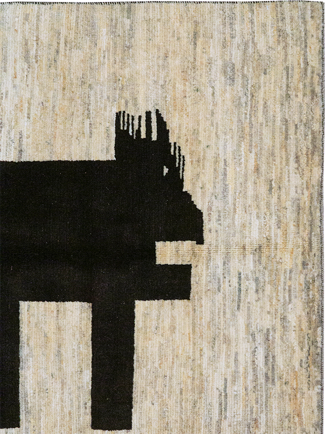 Modern Persian Gabbeh Pictorial Throw Rug (Pair: 2 of 2), No.32087 - Galerie Shabab