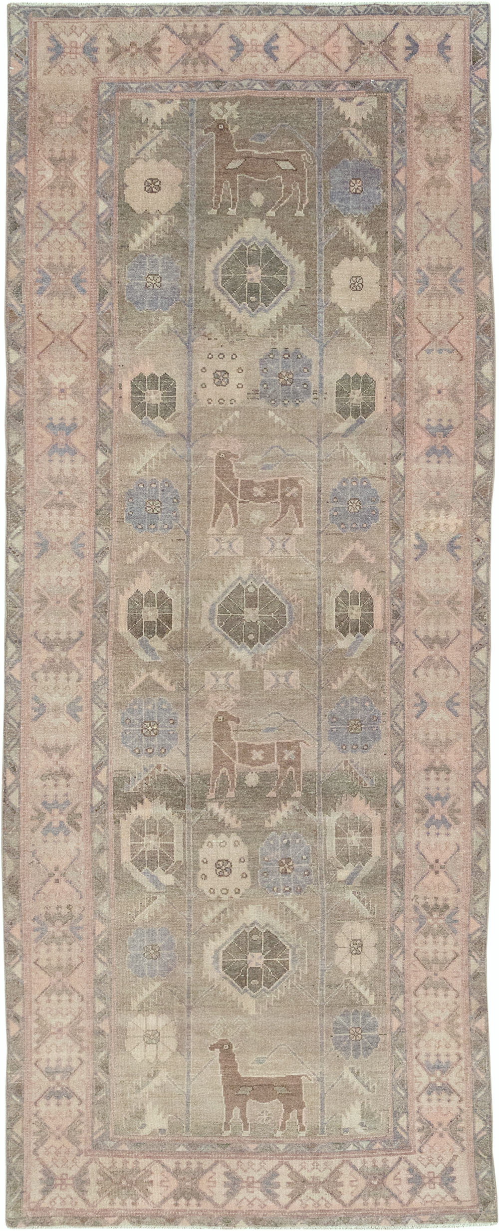 Vintage Persian Malayer Runner, No.32097 - Galerie Shabab
