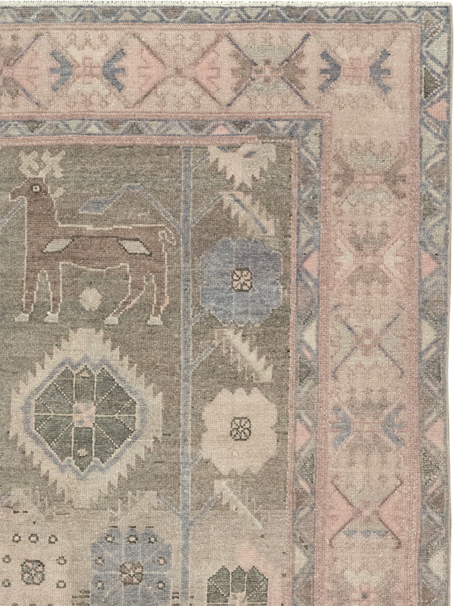 Vintage Persian Malayer Runner, No.32097 - Galerie Shabab