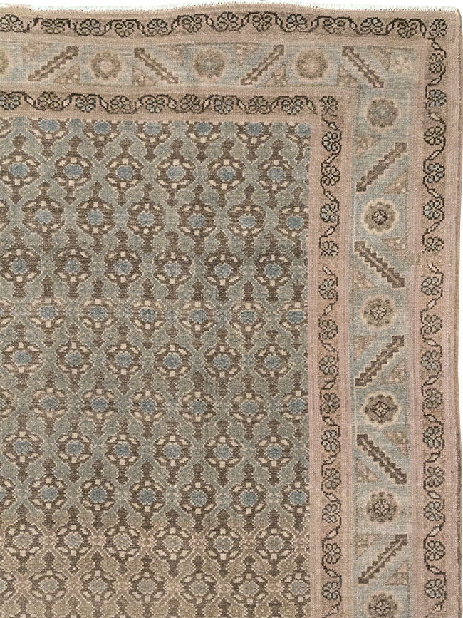 Vintage Persian Malayer Accent Rug, No.32104 - Galerie Shabab