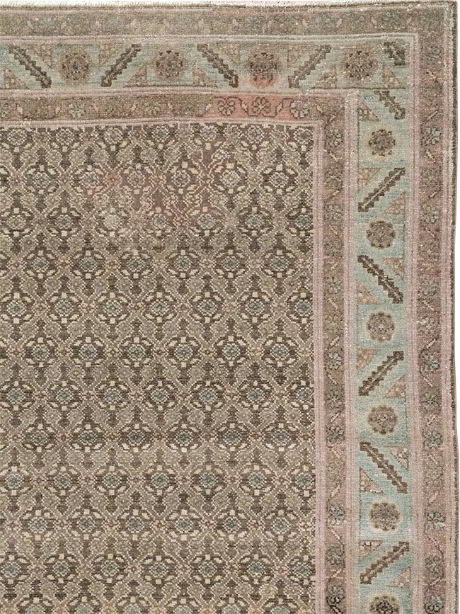Vintage Persian Malayer Accent Rug, No.32104 - Galerie Shabab