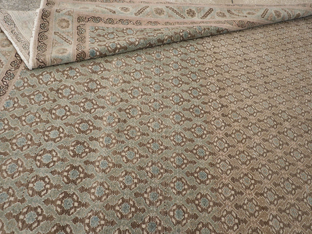 Vintage Persian Malayer Accent Rug, No.32104 - Galerie Shabab