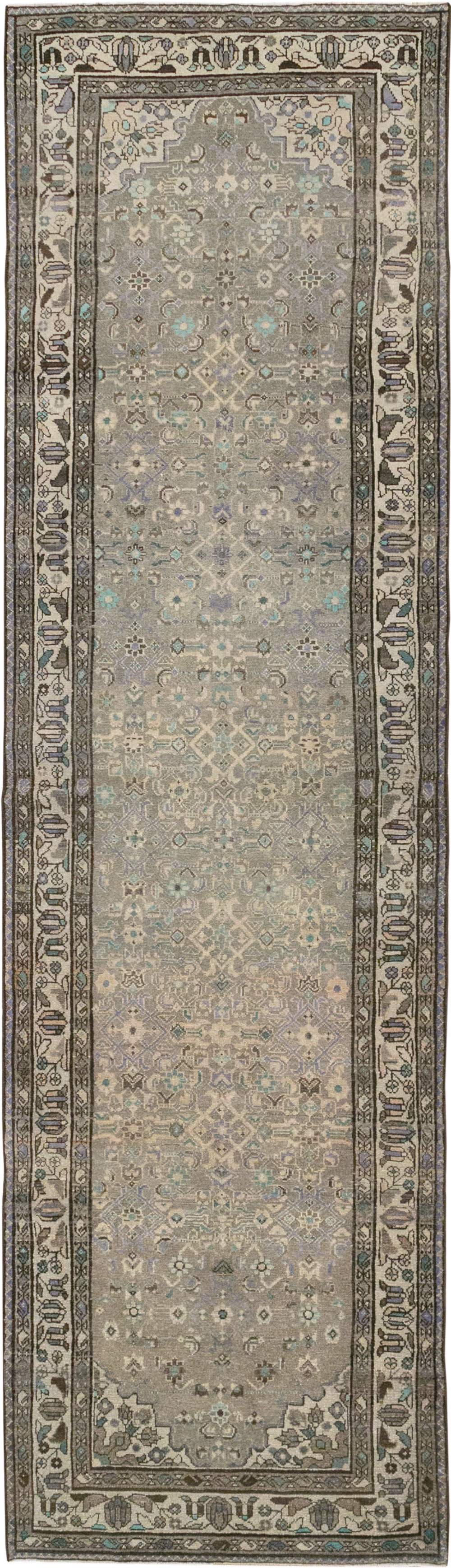 Vintage Persian Malayer Runner, No.32106 - Galerie Shabab