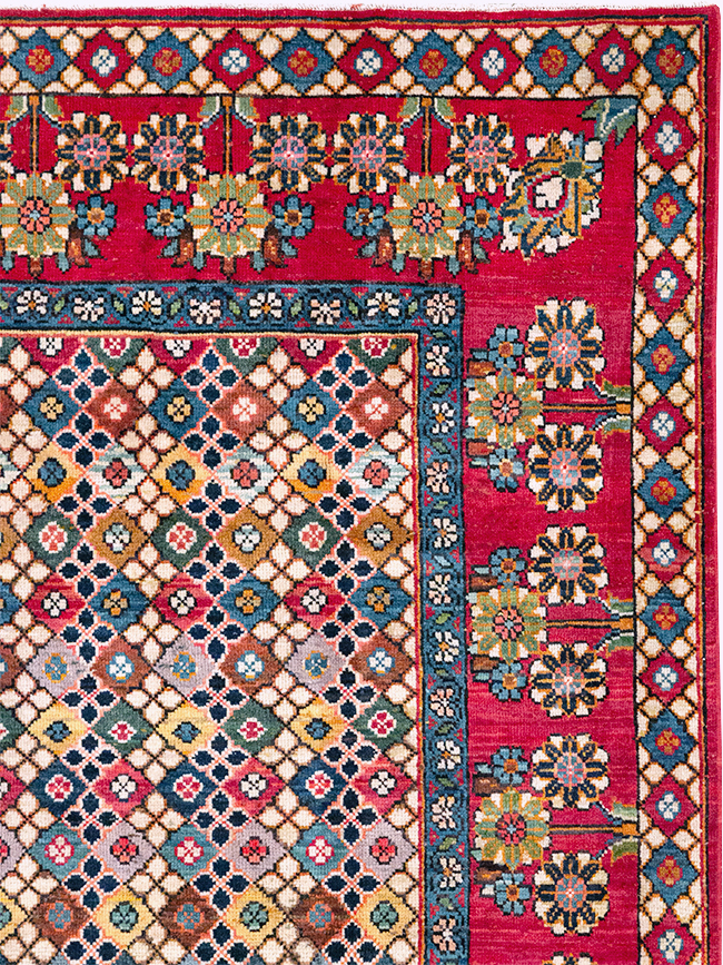 Vintage Persian Mahal Gallery Rug, No.32117 - Galerie Shabab