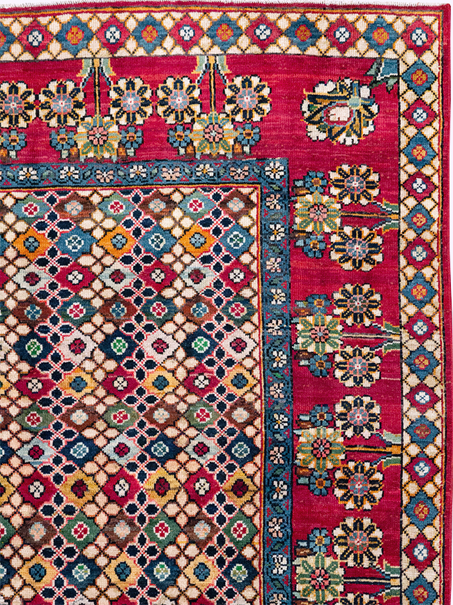 Vintage Persian Mahal Gallery Rug, No.32117 - Galerie Shabab