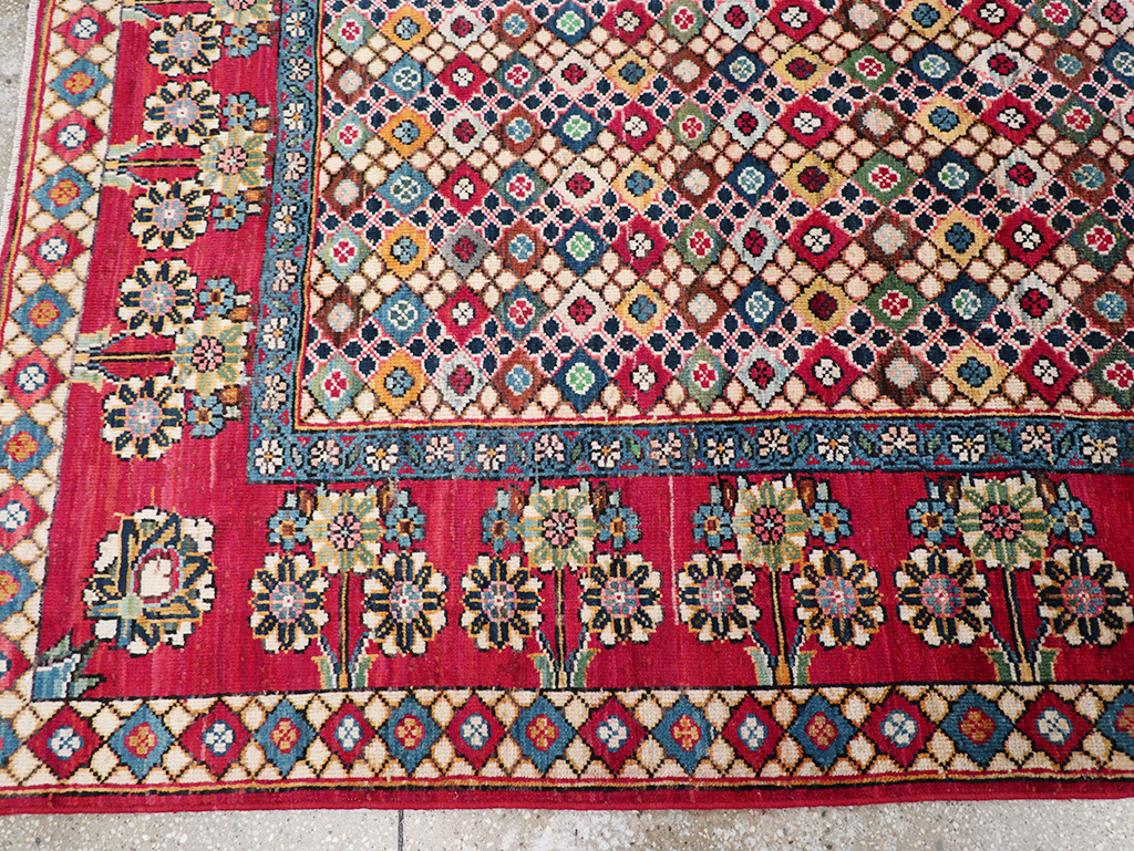 Vintage Persian Mahal Gallery Rug, No.32117 - Galerie Shabab