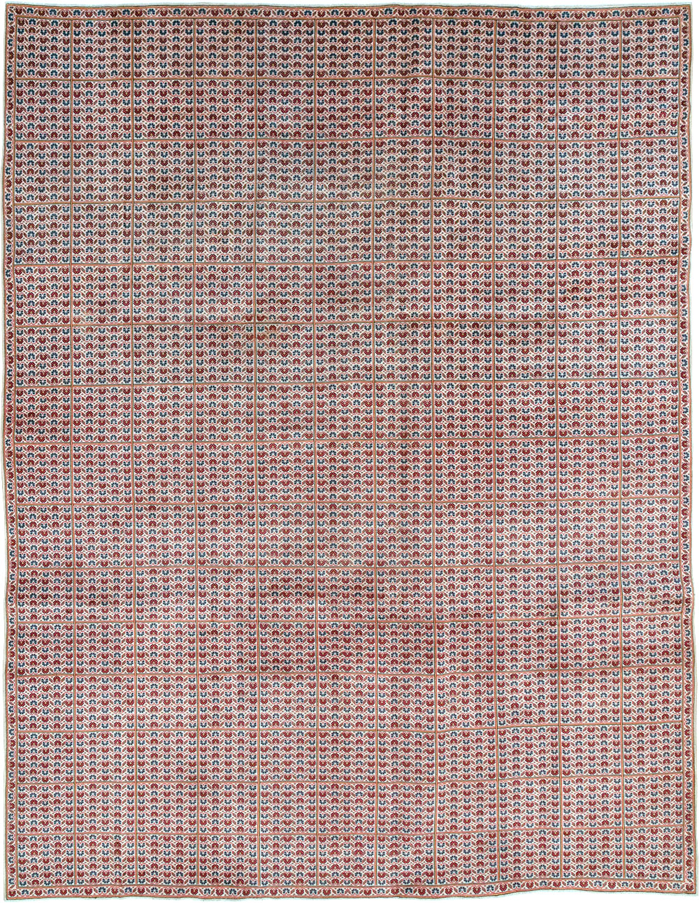 Vintage Persian Kashan Room Size Carpet, No.32118 - Galerie Shabab