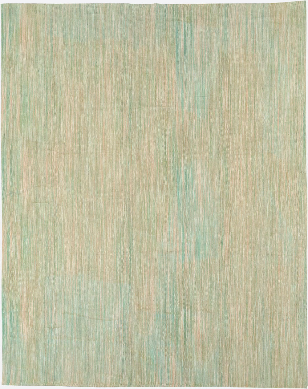 Modern Turkish Flatweave Kilim Room Size Carpet, No.32122 - Galerie Shabab