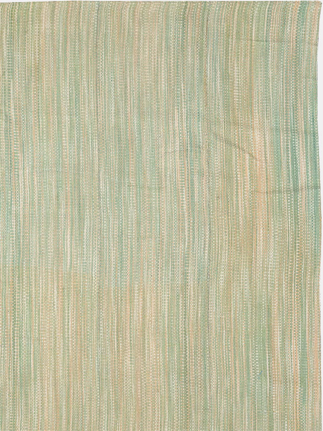 Modern Turkish Flatweave Kilim Room Size Carpet, No.32122 - Galerie Shabab