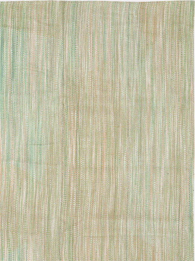 Modern Turkish Flatweave Kilim Room Size Carpet, No.32122 - Galerie Shabab