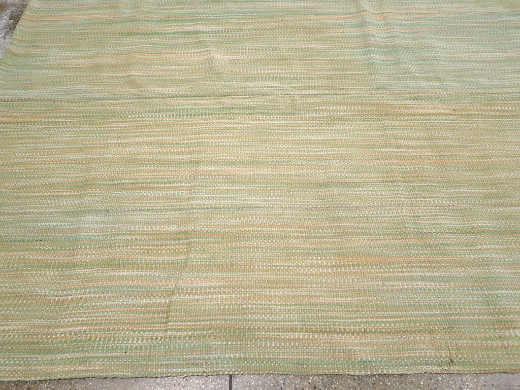 Modern Turkish Flatweave Kilim Room Size Carpet, No.32122 - Galerie Shabab