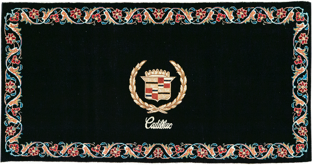 Vintage Persian Tabriz Pictorial Throw Rug, No.32126 - Galerie Shabab