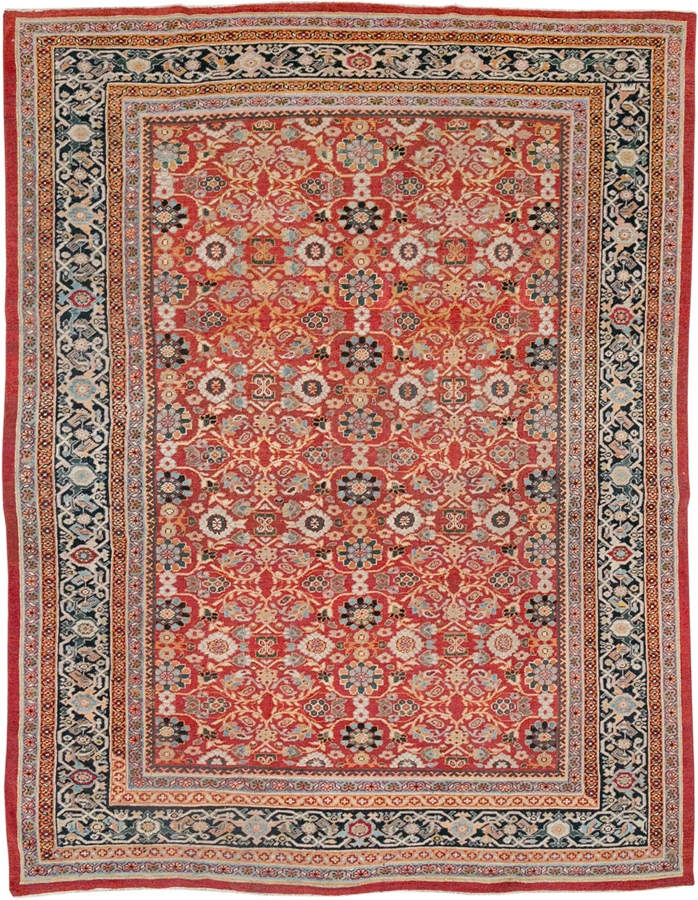 Antique Persian Mahal Carpet, No.32128 - Galerie Shabab
