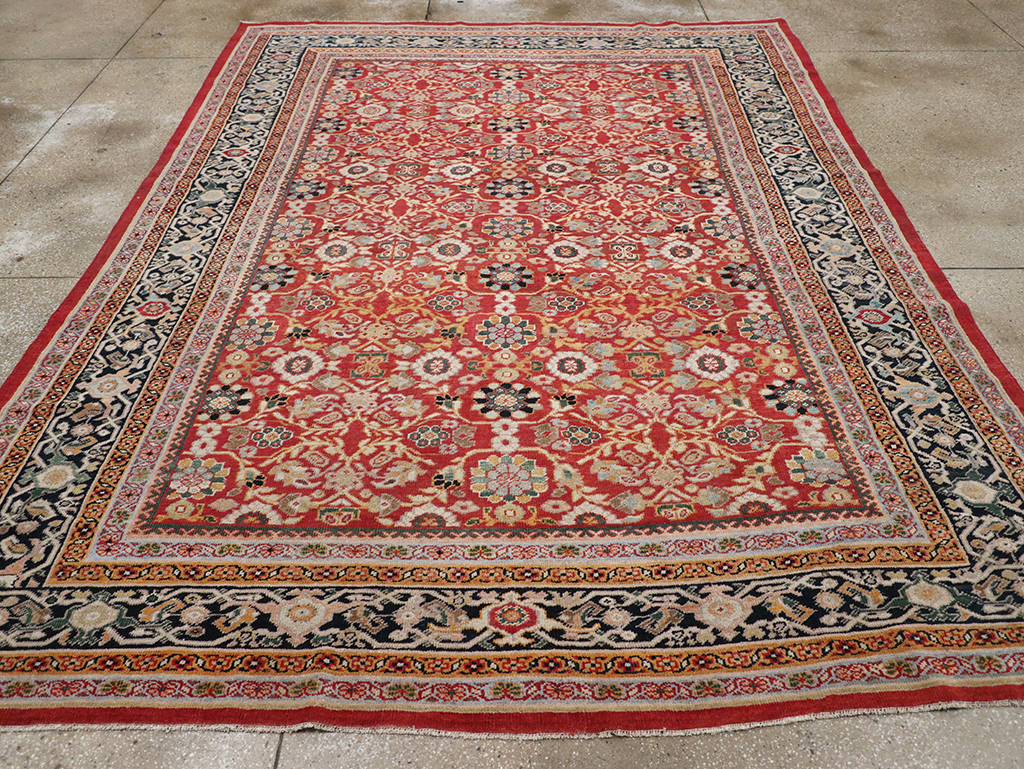 Antique Persian Mahal Carpet, No.32128 - Galerie Shabab