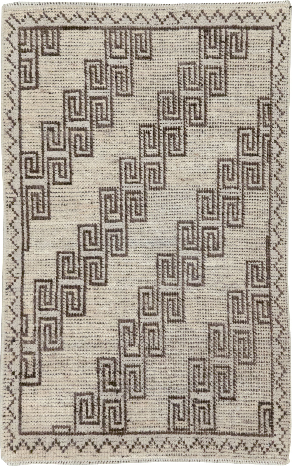 Modern East Turkestan Khotan Throw Rug, No.32133 - Galerie Shabab