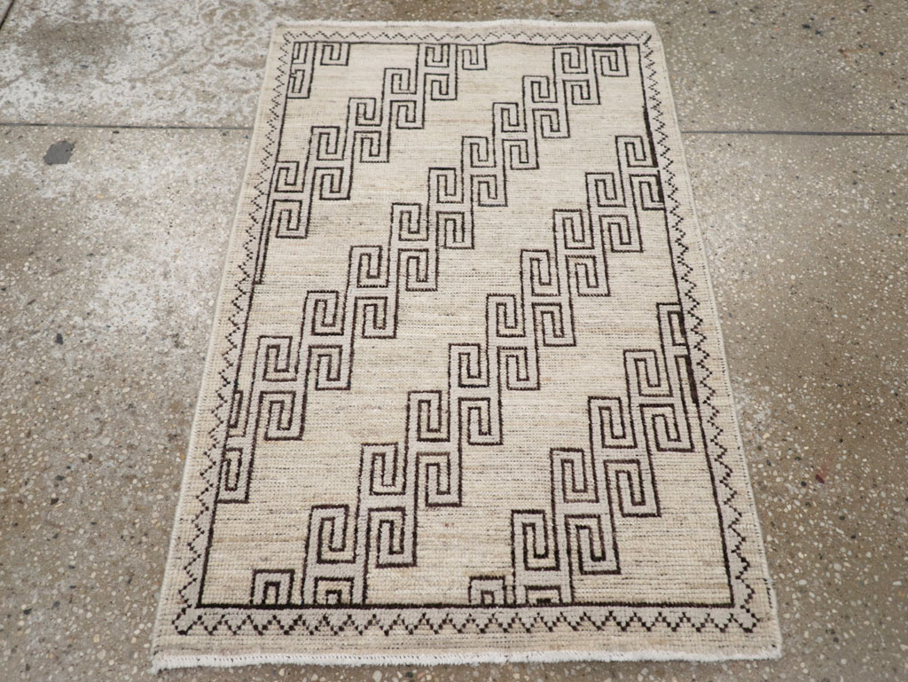 Modern East Turkestan Khotan Throw Rug, No.32134 - Galerie Shabab