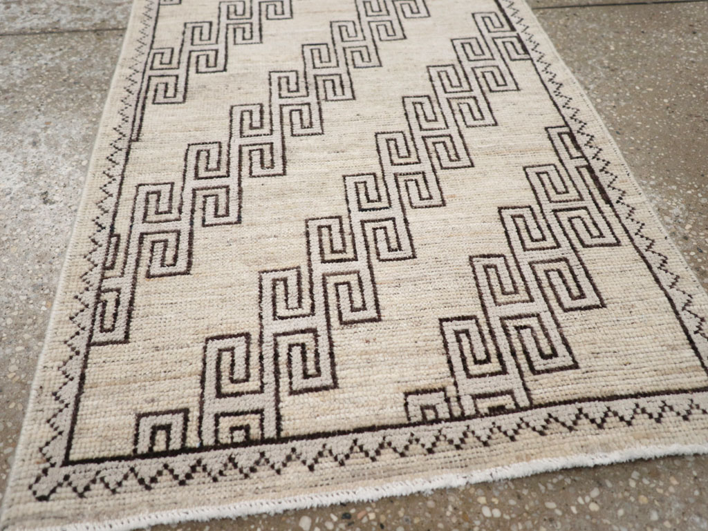 Modern East Turkestan Khotan Throw Rug, No.32134 - Galerie Shabab