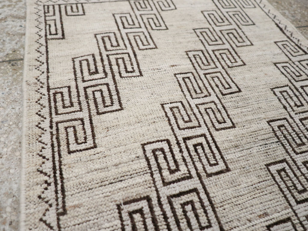 Modern East Turkestan Khotan Throw Rug, No.32135 - Galerie Shabab