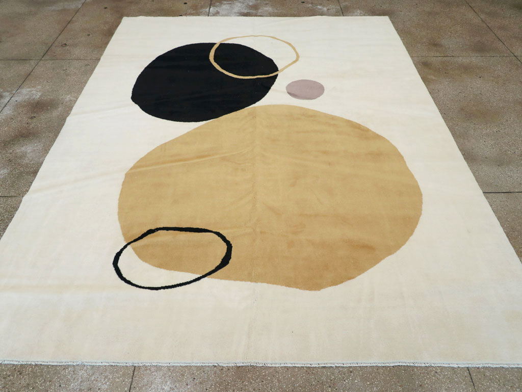 Contemporary Turkish Room Size Carpet, No.32137 - Galerie Shabab