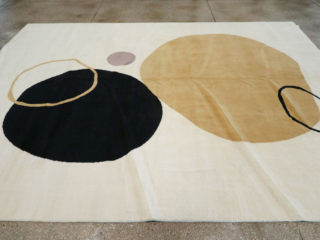 Contemporary Turkish Room Size Carpet, No.32137 - Galerie Shabab