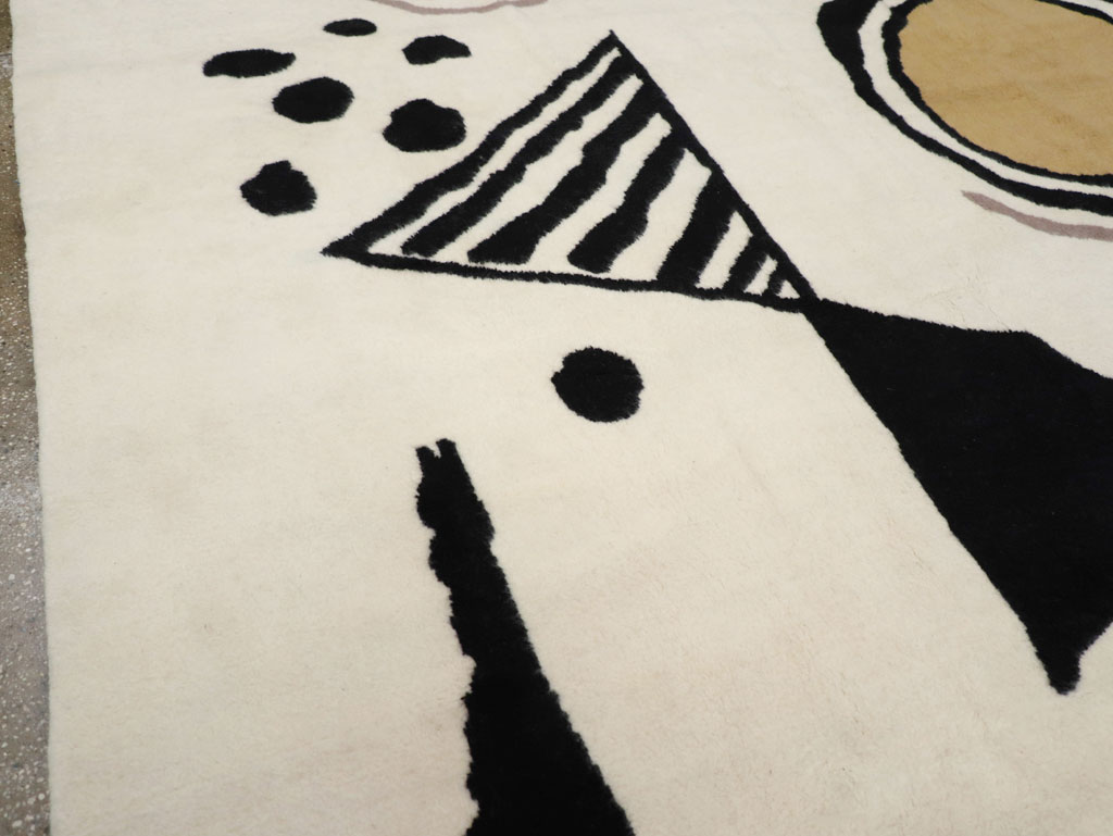 Modern Turkish Art Deco Carpet in the style of Alexander Calder, No.32138 - Galerie Shabab