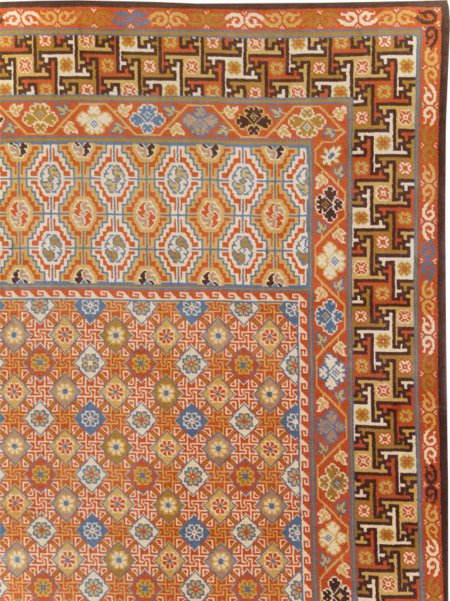 Vintage Spanish Cuenca Oversize Carpet, No.32140 - Galerie Shabab