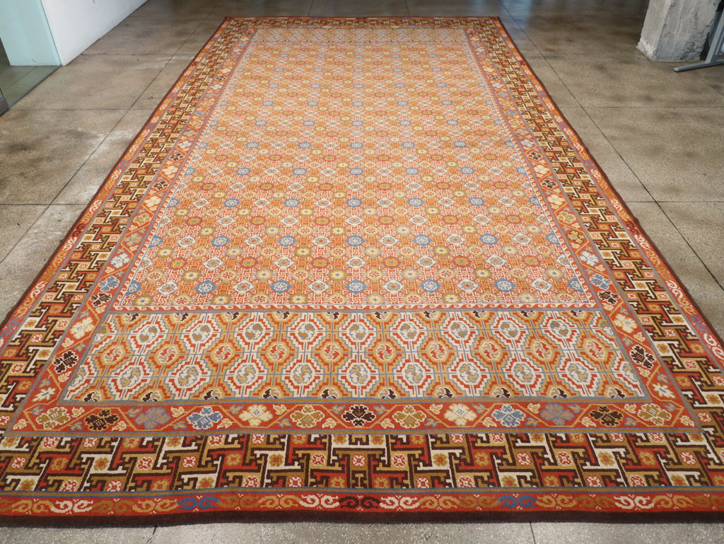 Vintage Spanish Cuenca Oversize Carpet, No.32140 - Galerie Shabab