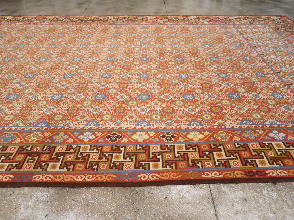 Vintage Spanish Cuenca Oversize Carpet, No.32140 - Galerie Shabab