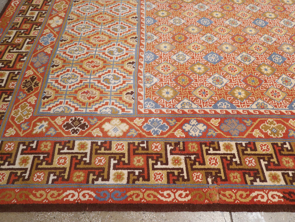 Vintage Spanish Cuenca Oversize Carpet, No.32140 - Galerie Shabab