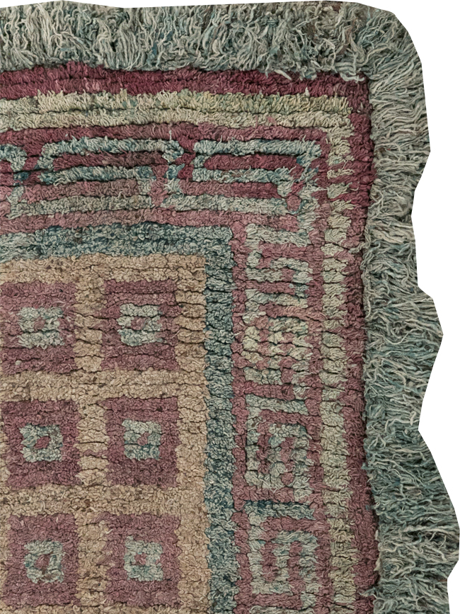 Antique Tibetan Wangden Throw Rug, No.32141 - Galerie Shabab