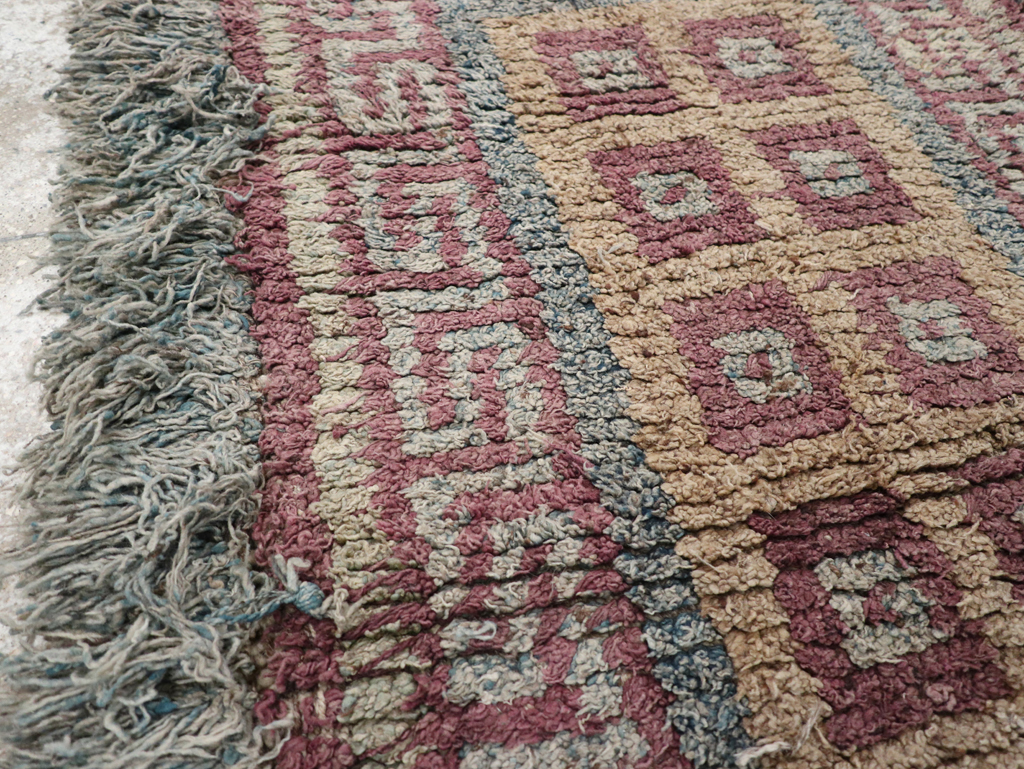 Antique Tibetan Wangden Throw Rug, No.32141 - Galerie Shabab