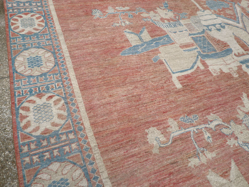 Modern East Turkestan Khotan Room Size Carpet, No.32149 - Galerie Shabab