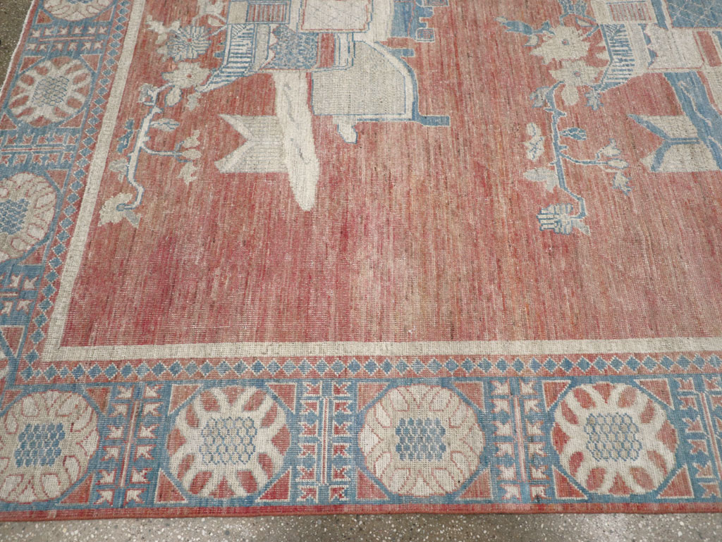 Modern East Turkestan Khotan Room Size Carpet, No.32149 - Galerie Shabab