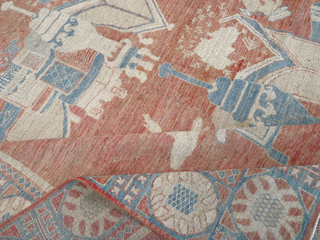 Modern East Turkestan Khotan Room Size Carpet, No.32149 - Galerie Shabab