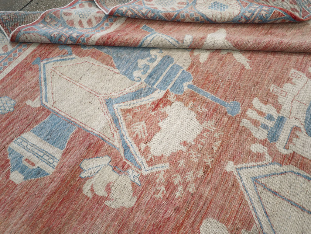 Modern East Turkestan Khotan Room Size Carpet, No.32149 - Galerie Shabab