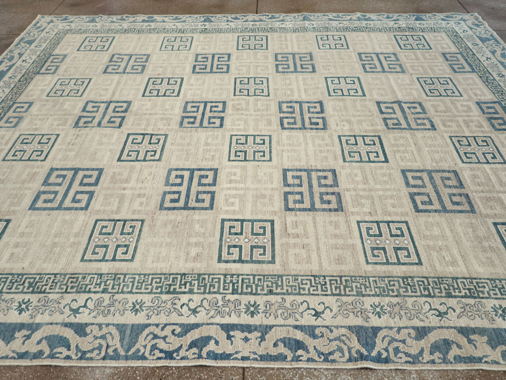 Modern East Turkestan Khotan Room Size Carpet, No.32150 - Galerie Shabab