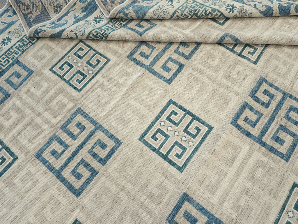 Modern East Turkestan Khotan Room Size Carpet, No.32150 - Galerie Shabab