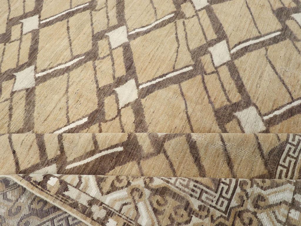 Modern East Turkestan Khotan Small Room Size Carpet, No.32153 - Galerie Shabab