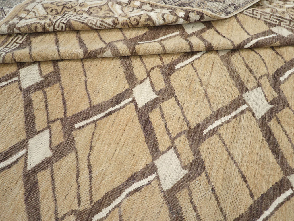 Modern East Turkestan Khotan Small Room Size Carpet, No.32153 - Galerie Shabab