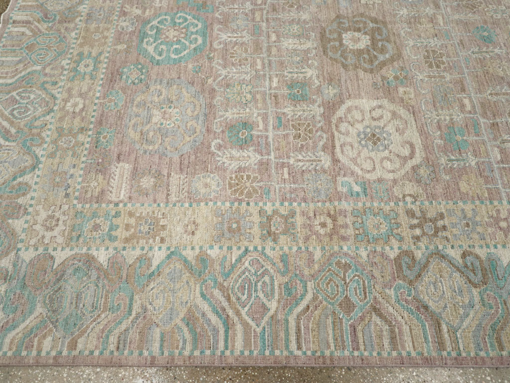 Modern East Turkestan Khotan Room Size Carpet, No.32154 - Galerie Shabab