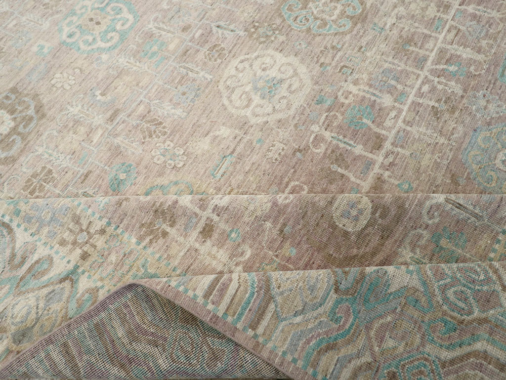 Modern East Turkestan Khotan Room Size Carpet, No.32154 - Galerie Shabab