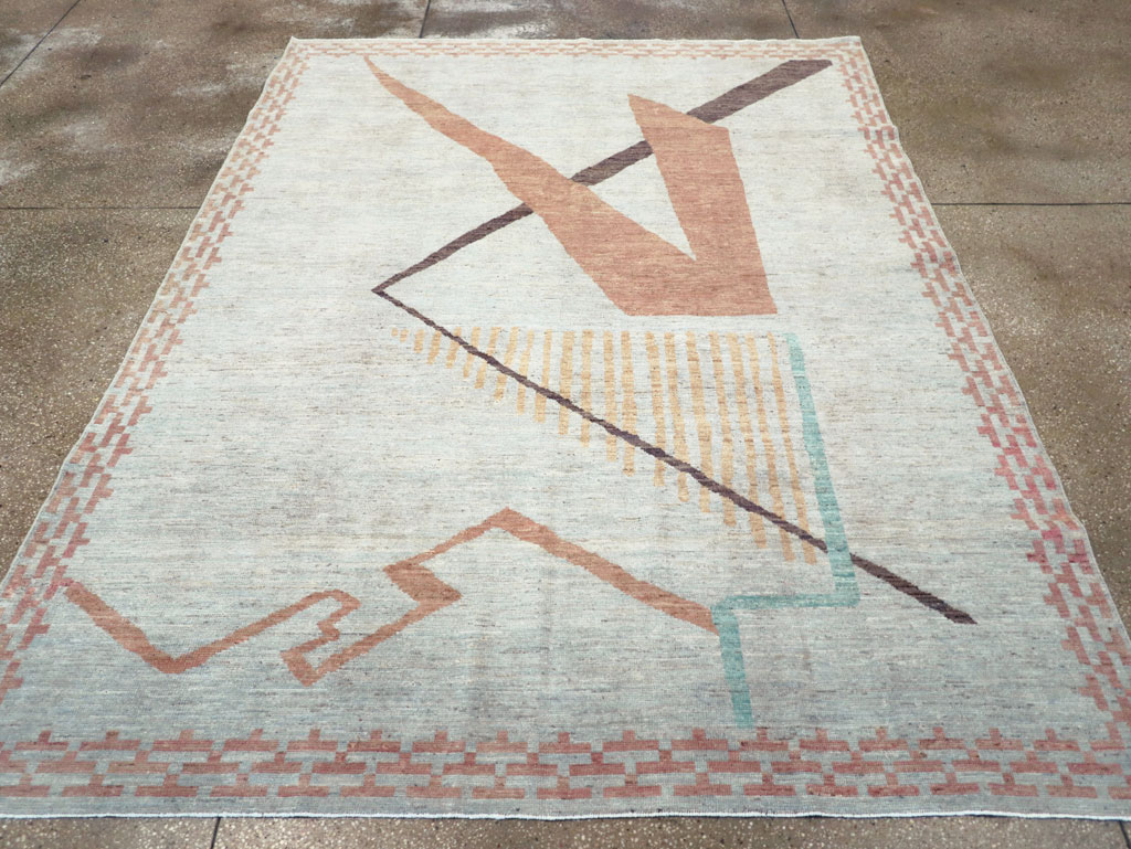 Modern East Turkestan Khotan Accent Carpet, No.32155 - Galerie Shabab