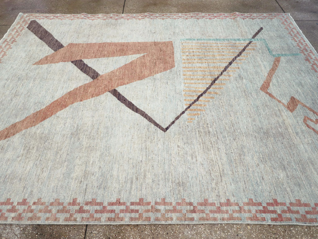 Modern East Turkestan Khotan Accent Carpet, No.32155 - Galerie Shabab