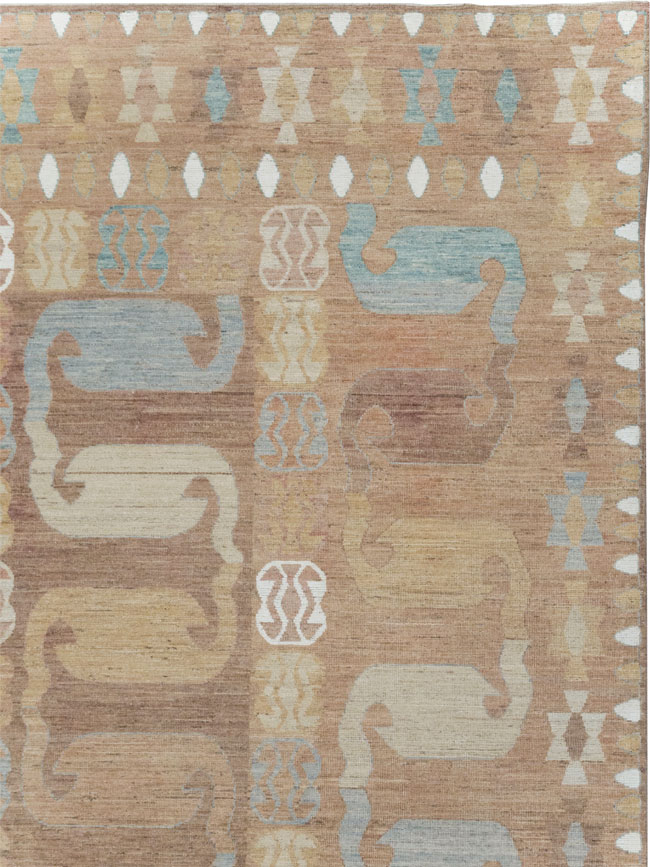 Modern East Turkestan Khotan Room Size Carpet, No.32157 - Galerie Shabab