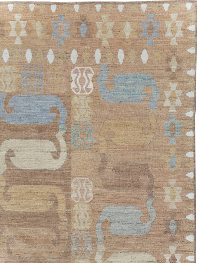 Modern East Turkestan Khotan Room Size Carpet, No.32157 - Galerie Shabab