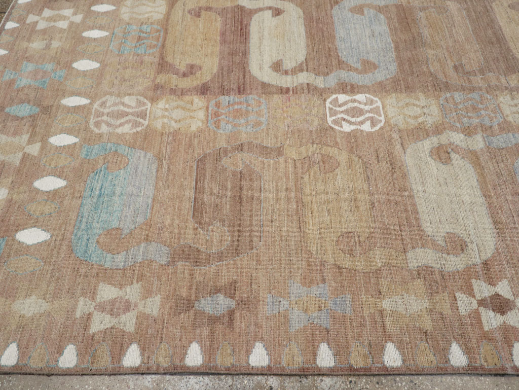 Modern East Turkestan Khotan Room Size Carpet, No.32157 - Galerie Shabab