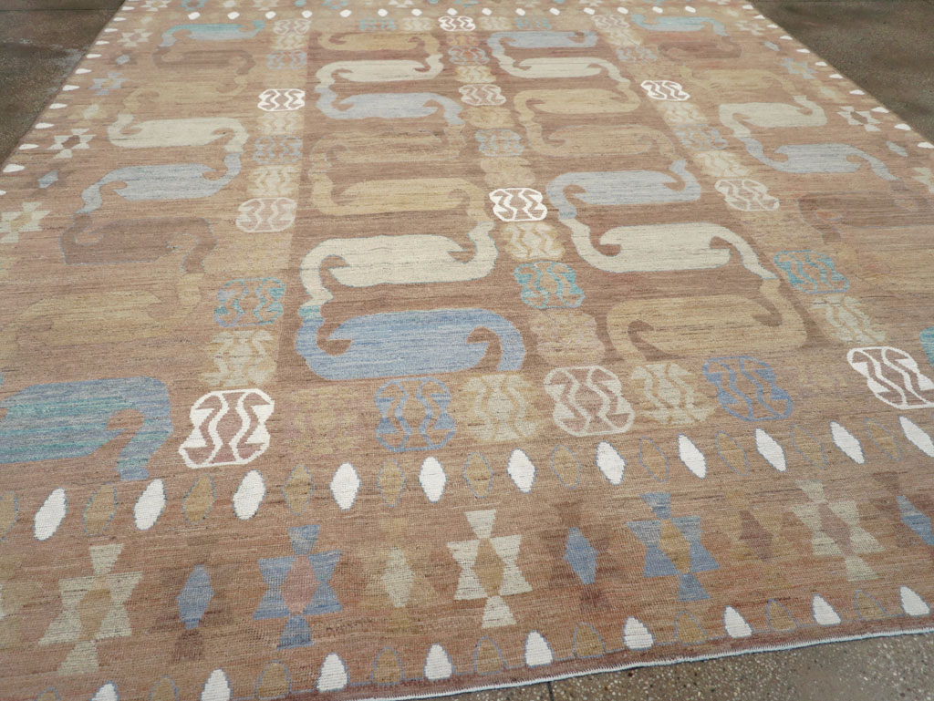 Modern East Turkestan Khotan Room Size Carpet, No.32157 - Galerie Shabab