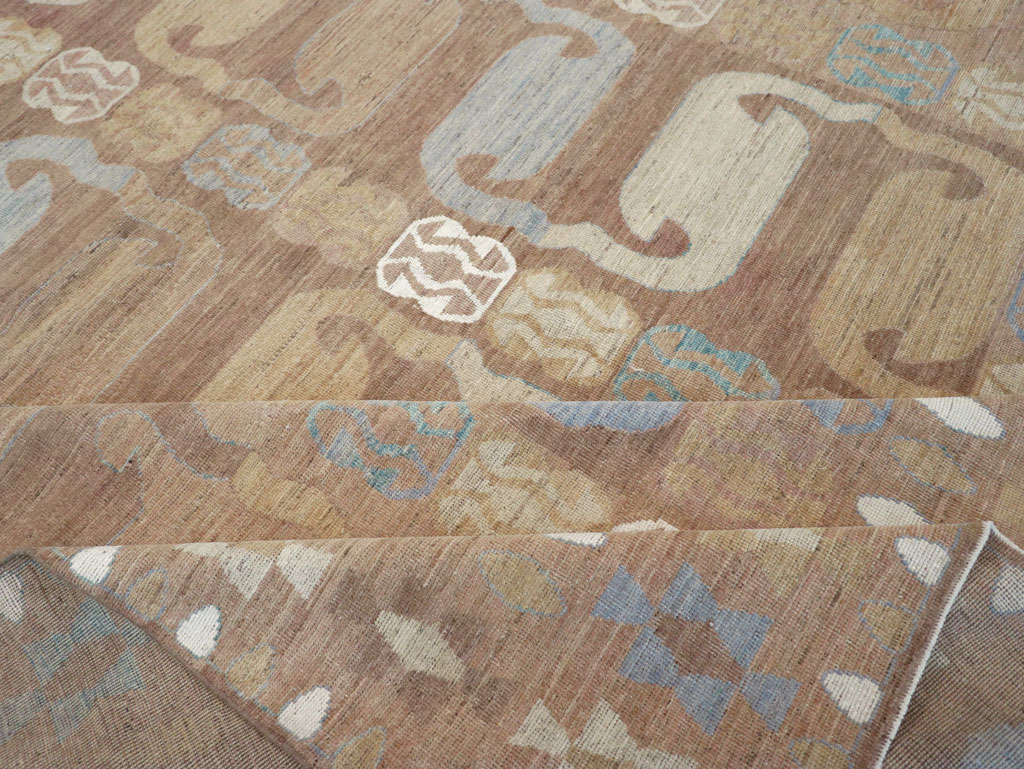 Modern East Turkestan Khotan Room Size Carpet, No.32157 - Galerie Shabab