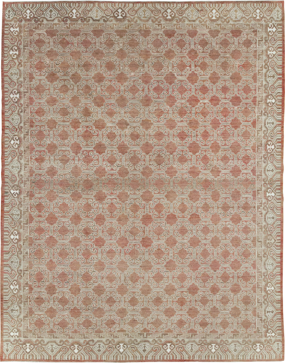 Modern East Turkestan Khotan Room Size Carpet, No.32158 - Galerie Shabab