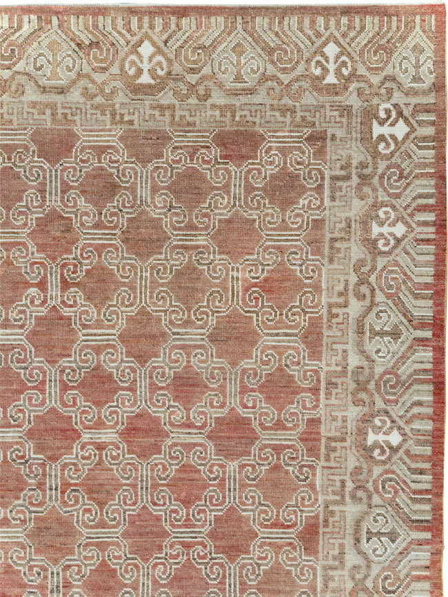 Modern East Turkestan Khotan Room Size Carpet, No.32158 - Galerie Shabab